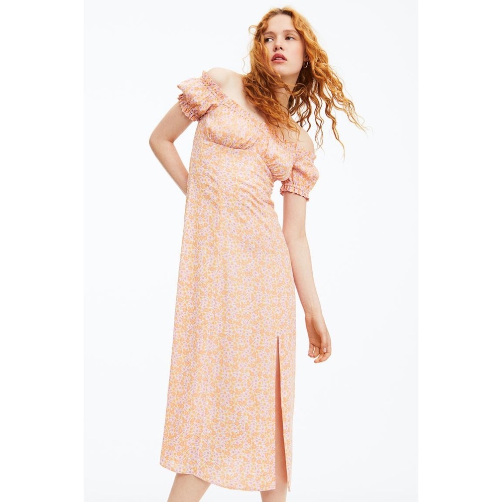 H&M Floral Midi Dress